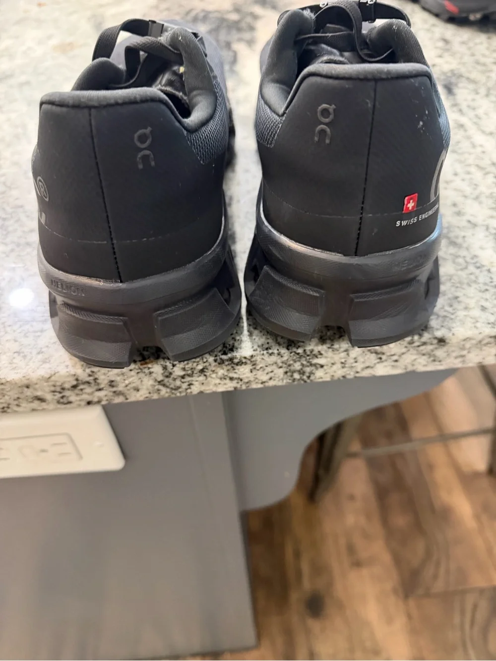 On Running Black Men's Athletic Running Shoes
